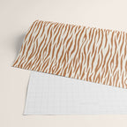 Tiger Stripes In Neutral Wrapping Paper Gallery Image 2