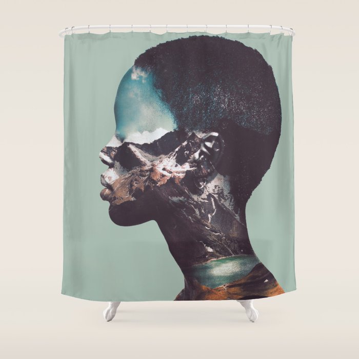 Portrait (Nature) 2 Shower Curtain Gallery Image 1