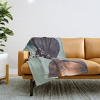 Portrait (Nature) 2 Throw Blanket Gallery Image 1