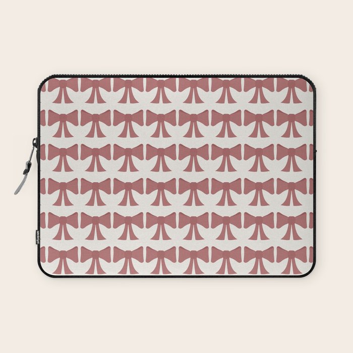 Vintage Bows III Pink Laptop Sleeve Gallery Image 1