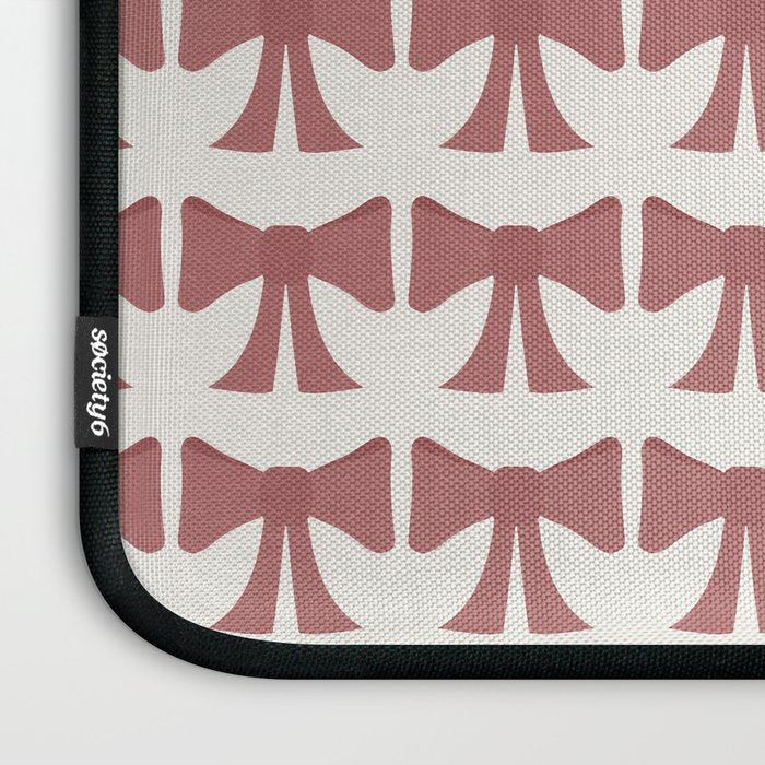 Vintage Bows III Pink Laptop Sleeve Gallery Image 3