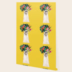 Aloha Hawaiian Llama in Yellow Wallpaper Gallery Image 2