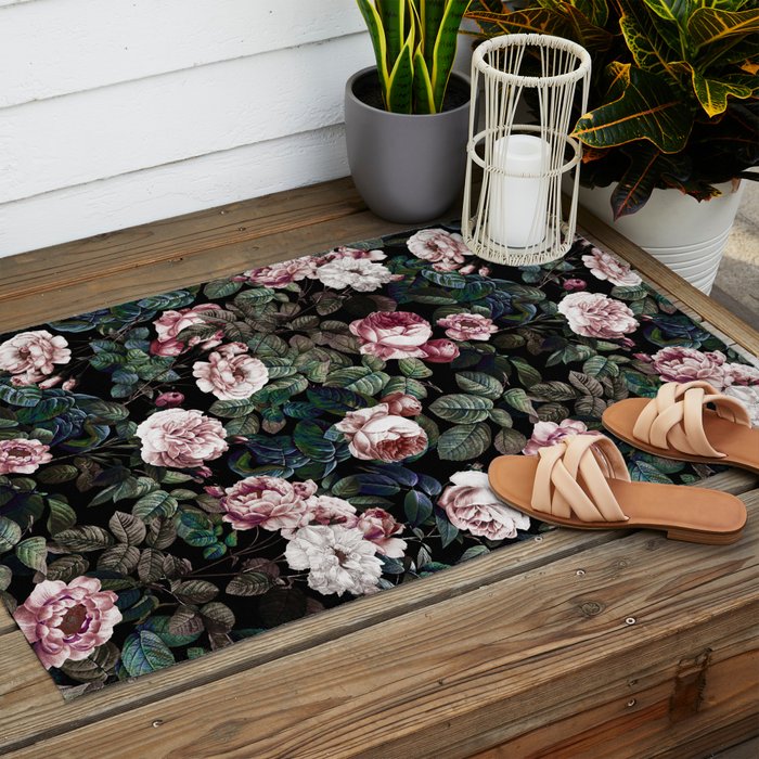 NIGHT FOREST XX Outdoor Rug Gallery Image 2