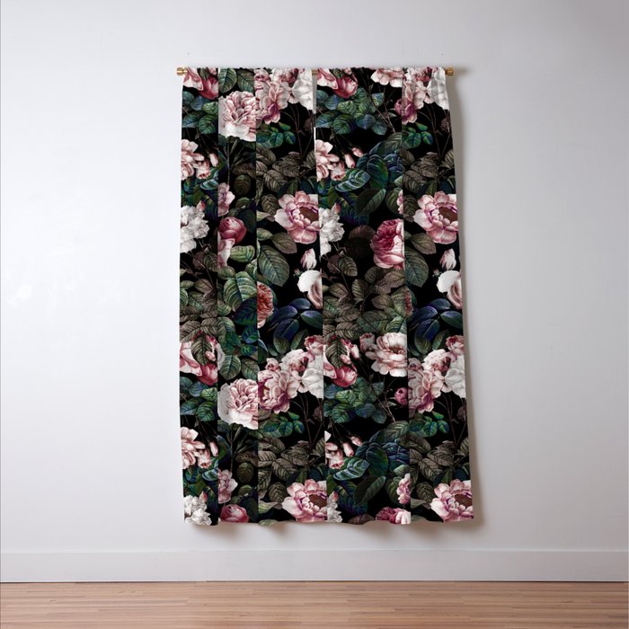 NIGHT FOREST XX Window Curtain Gallery Image 3