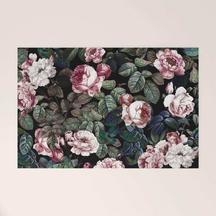 NIGHT FOREST XX Welcome Mat Gallery Image 1