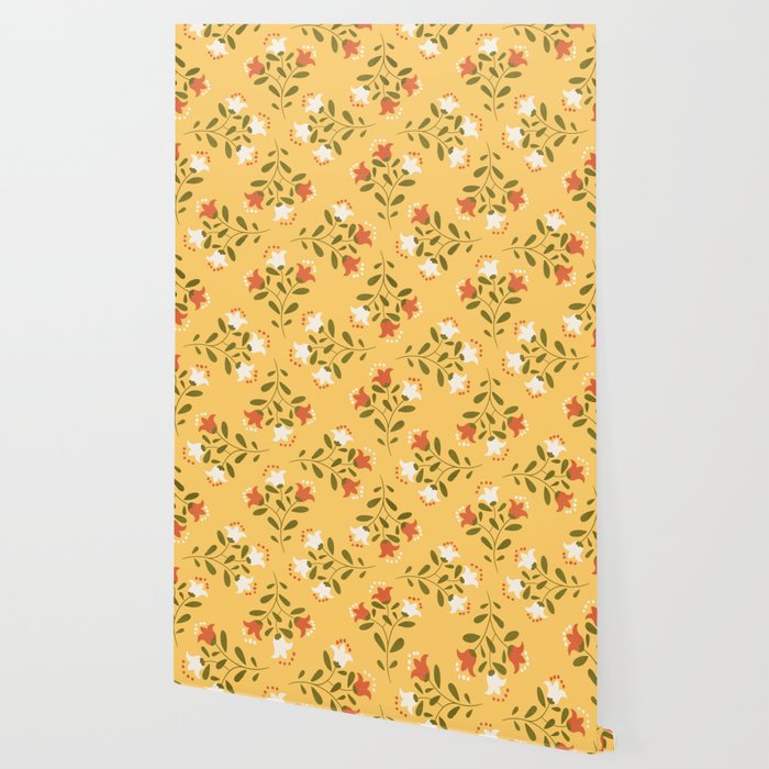 Spring Sunny Floral Pattern Wallpaper Gallery Image 2