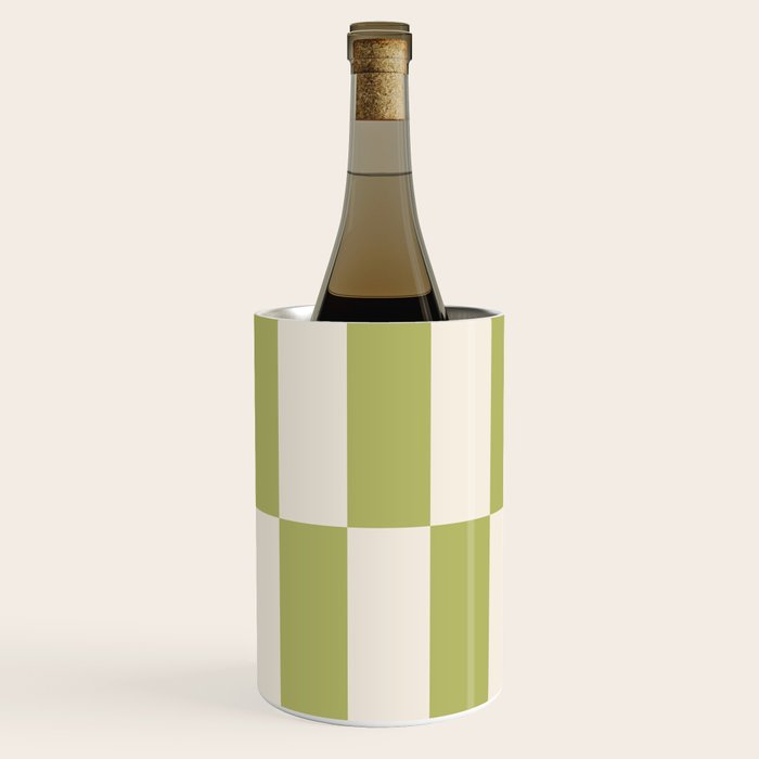Duo II - Butter and Green Stripes Wine Chiller Gallery Image 3