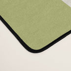 Duo II - Butter and Green Stripes Desk Mat Gallery Image 4