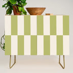 Duo II - Butter and Green Stripes Credenza Gallery Image 1