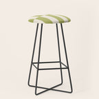 Duo II - Butter and Green Stripes Stool Gallery Image 1