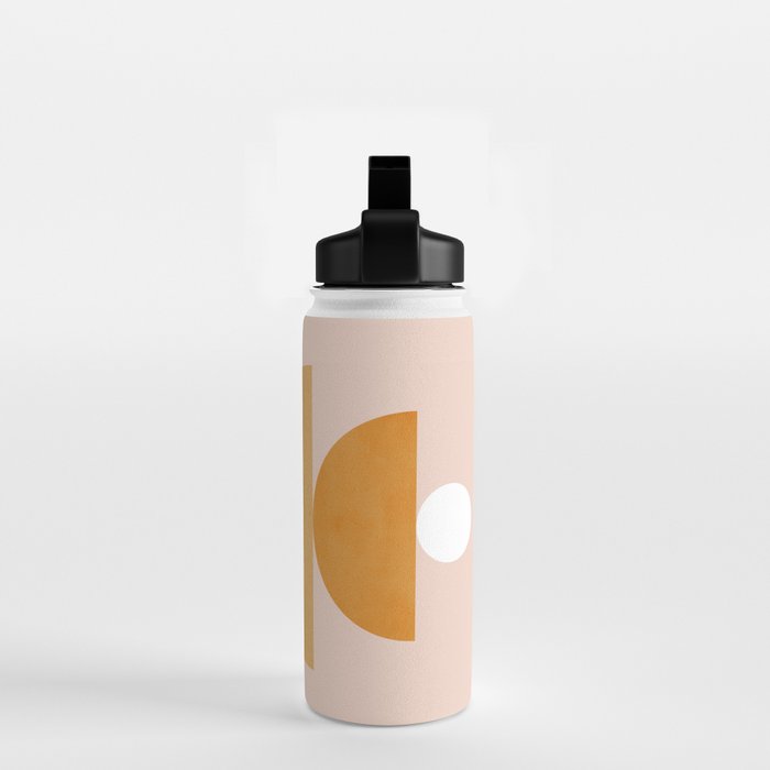Abstraction Circles Balance Modern Minimalism 007 Water Bottle Gallery Image 2