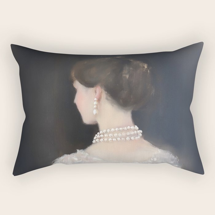 Elegance in Soft Focus Rectangular Pillow Gallery Image 2