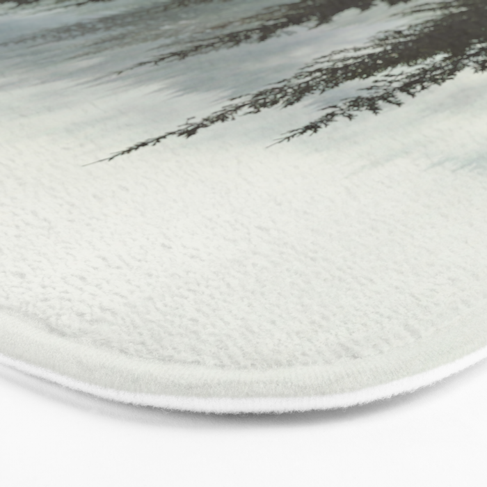 Forest Fog Mountain IV - Wanderlust Nature Photography Bath Mat Gallery Image 3