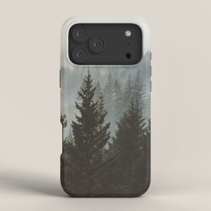Forest Fog Mountain IV - Wanderlust Nature Photography iPhone Case Gallery Image 4