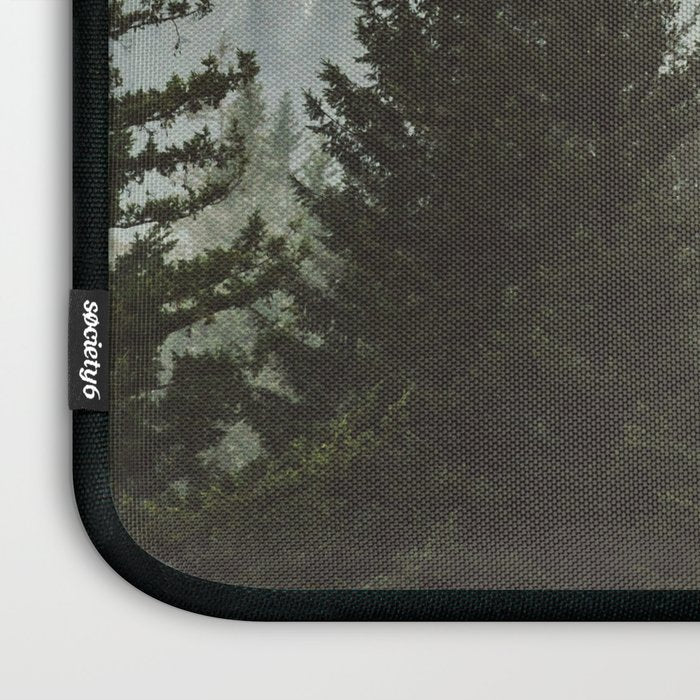 Forest Fog Mountain IV - Wanderlust Nature Photography Laptop Sleeve Gallery Image 3