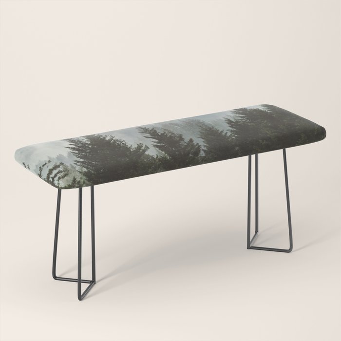 Forest Fog Mountain IV - Wanderlust Nature Photography Bench Gallery Image 1