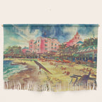 Hawaii's Famous Waikiki Beach landscape painting Wall Hanging Gallery Image 1