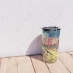 Hawaii's Famous Waikiki Beach landscape painting Travel Mug Gallery Image 4