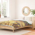 Hawaii's Famous Waikiki Beach landscape painting Duvet Cover Gallery Image 2