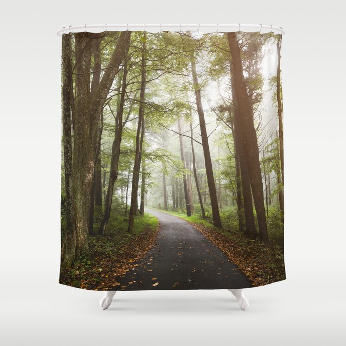 Great Smoky Mountains National Park - Road Trip Adventure II Shower Curtain Gallery Image 1