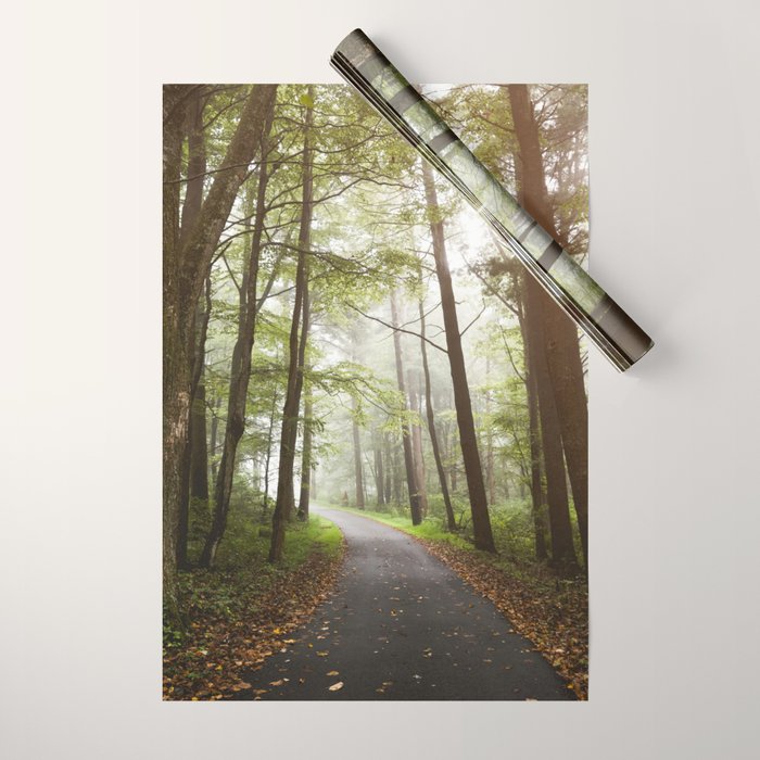 Great Smoky Mountains National Park - Road Trip Adventure II Wrapping Paper Gallery Image 1