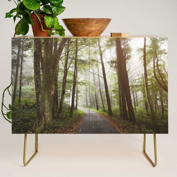 Great Smoky Mountains National Park - Road Trip Adventure II Credenza Gallery Image 1