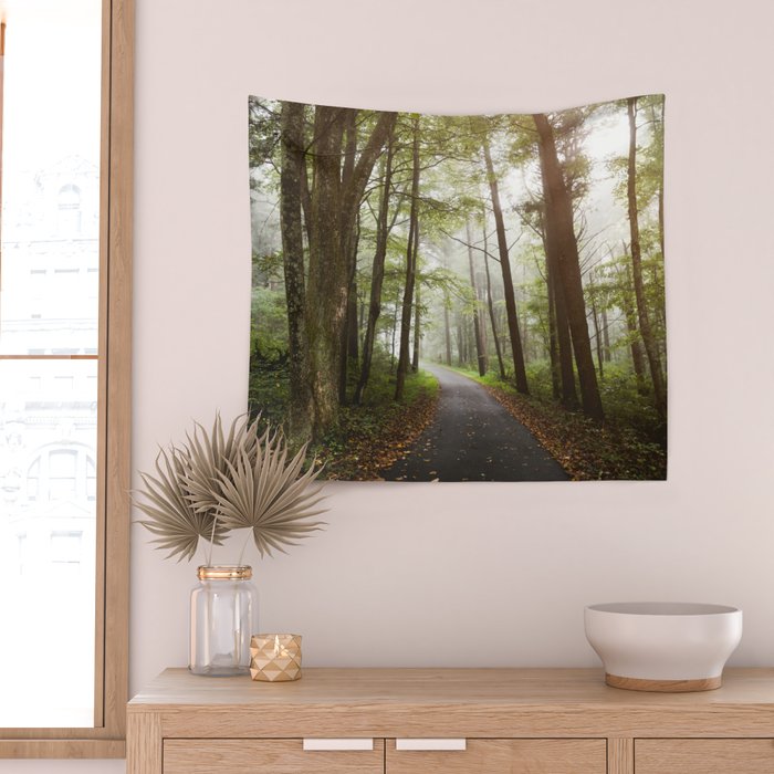 Great Smoky Mountains National Park - Road Trip Adventure II Wall Tapestry Gallery Image 2