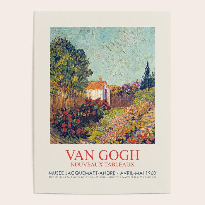 Vincent van Gogh Vintage Exhibition Poster, 1960 Poster Gallery Image 1