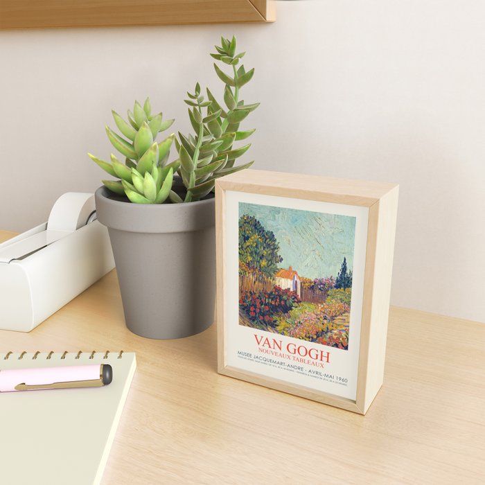 Vincent van Gogh Vintage Exhibition Poster, 1960 Mini Art Print Gallery Image 2