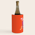 Taurus Birthday Cake in Burnt Orange Wine Chiller Gallery Image 2