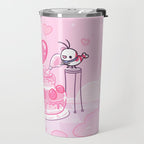 Shy Shrimp - Birthday Cake Travel Mug Gallery Image 2