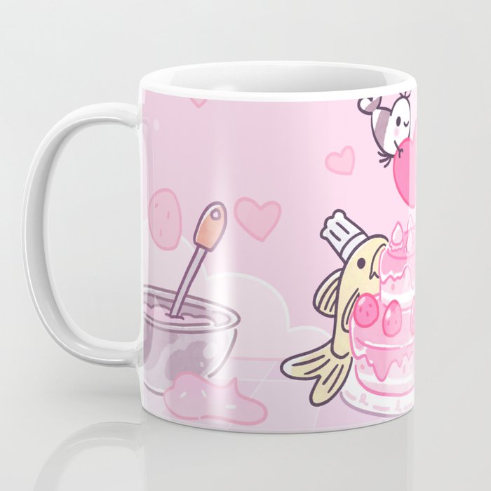 Shy Shrimp - Birthday Cake Coffee Mug Gallery Image 3