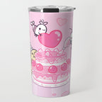 Shy Shrimp - Birthday Cake Travel Mug Gallery Image 1