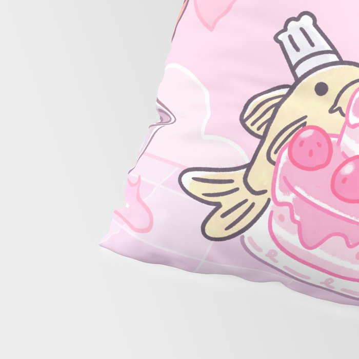 Shy Shrimp - Birthday Cake Pillow Sham Gallery Image 4