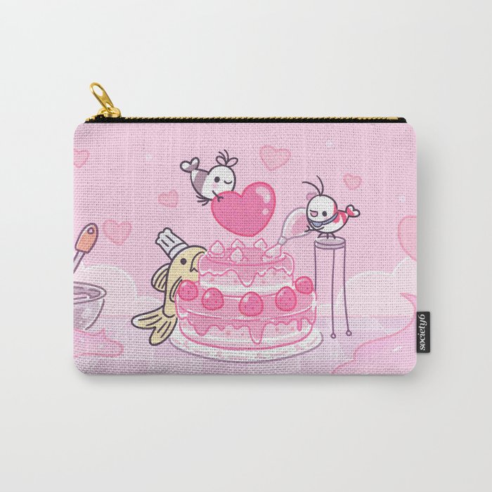 Shy Shrimp - Birthday Cake Carry All Pouch Gallery Image 1