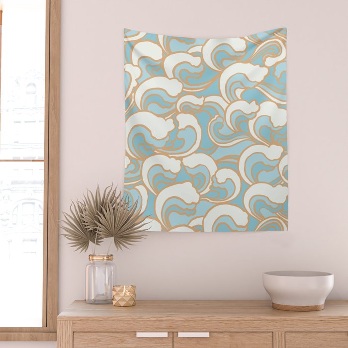 Ebb tide Wall Tapestry Gallery Image 2
