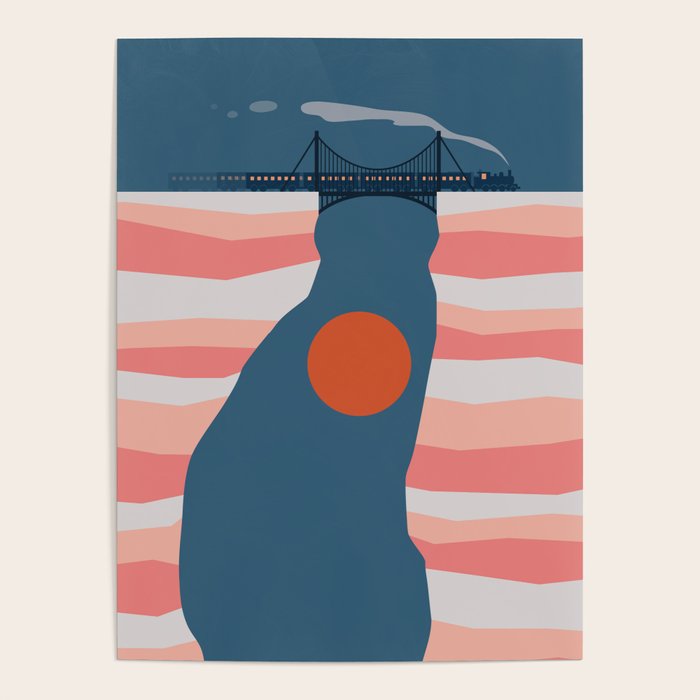 Cat Landscape 14 Poster Gallery Image 1