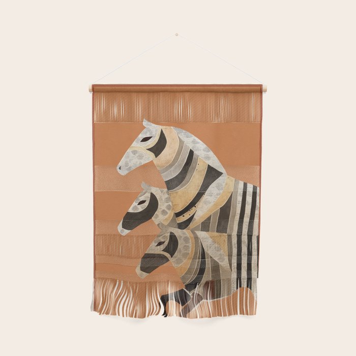 Horses in Stripes II Wall Hanging Gallery Image 1