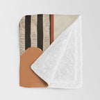 Horses in Stripes II Throw Blanket Gallery Image 3