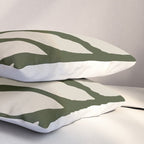 Night Bloom - Green Pillow Sham Gallery Image 3