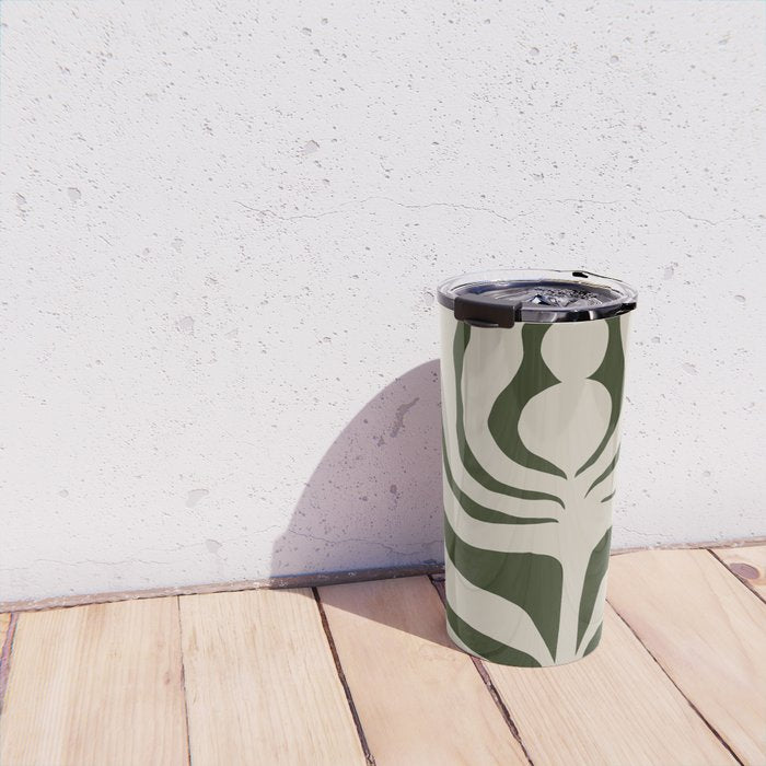 Night Bloom - Green Travel Mug Gallery Image 4