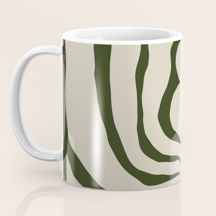 Night Bloom - Green Coffee Mug Gallery Image 3