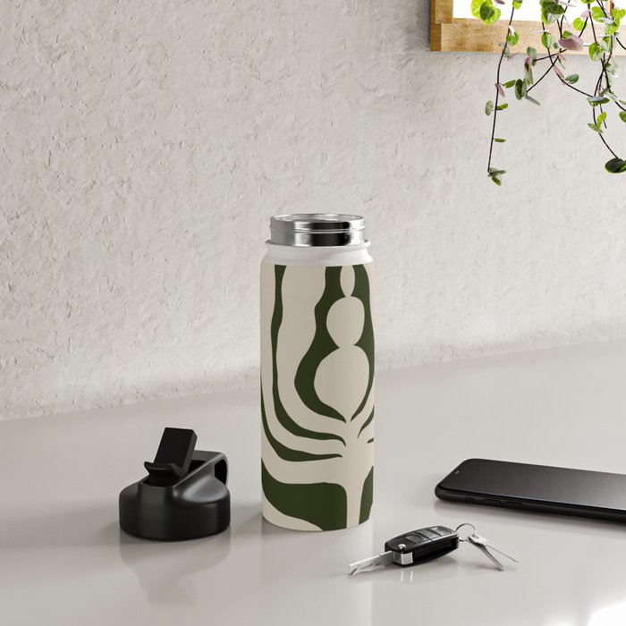 Night Bloom - Green Water Bottle Gallery Image 4
