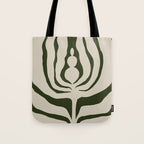 Night Bloom - Green Tote Bag Gallery Image 1