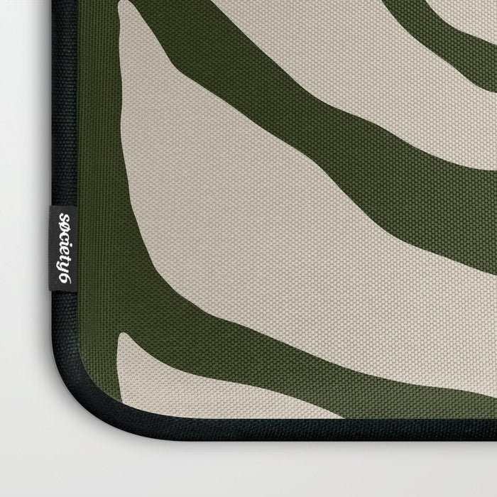 Night Bloom - Green Laptop Sleeve Gallery Image 3