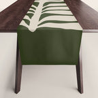 Night Bloom - Green Table Runner Gallery Image 1