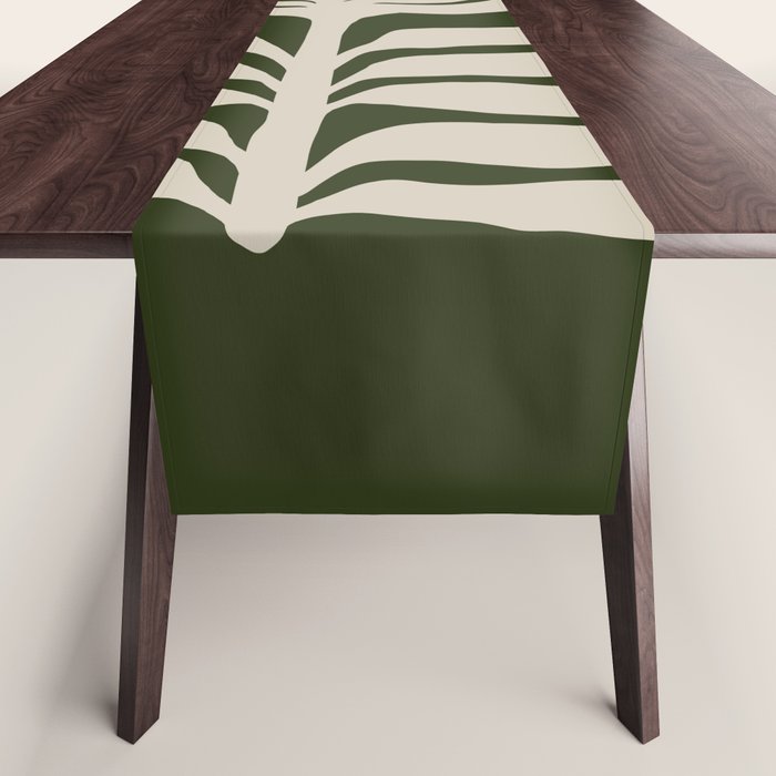 Night Bloom - Green Table Runner Gallery Image 1