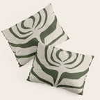 Night Bloom - Green Pillow Sham Gallery Image 3