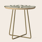 Night Bloom - Green Side Table Gallery Image 1