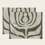 Night Bloom - Green Placemat Gallery Image 1